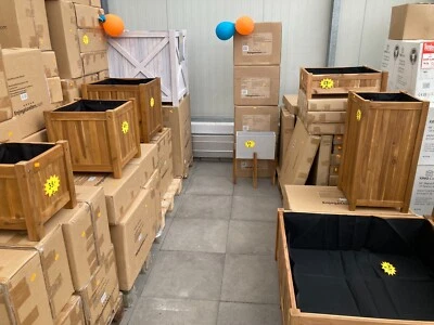 ENJOYPLANTERS FALCO Pflanzkübel, stabiles und langlebiges Akazienholz, noch 4 Größen verfügbar