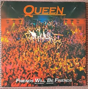 QUEEN FRIENDS WILL BE FRIENDS EXTENDED VERSION RARE 12 INCH AUSTRALIAN SINGLE - Picture 1 of 3