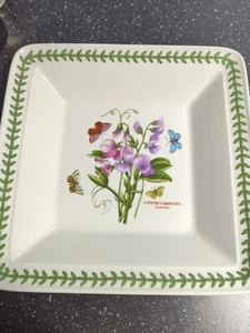 portmeirion botanic garden large low serving dish, square. - Bild 1 von 6