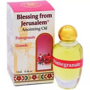 Botella de Aceite Santo Ungido Granada 12 ml - 0,4 fl.oz. Desde Jerusalén - Imagen 1 de 3