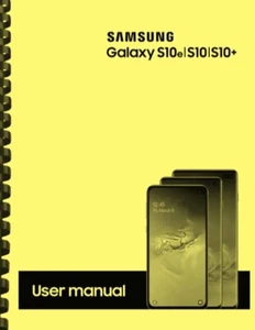 Samsung Galaxy S10e S10 S10+ AT&T OWNER'S USER MANUAL - Photo 1 sur 1