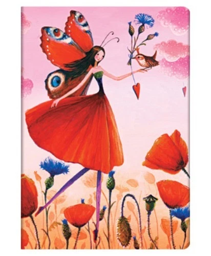 Paperblanks Journal Mila Marquis “Poppy Field” Midi 4¾x6¾" Writing LINED - Image 1 of 1