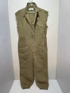 One Teaspoon Camp Overall Jumpsuit Gr. Small Grün Denim Einteiler - Bild 1 von 12