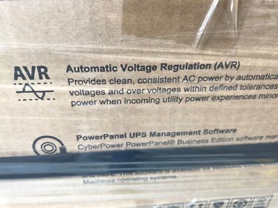 CYBERPOWER M550L UPS Medical Grade UPS NEW ONLY OPEN TO PUT ASSET TAG - Image 1 of 3