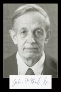 John Forbes Nash Jr. (1928-2015) - Una bella mente - Carta firmata + foto - Nobel - Foto 1 di 3