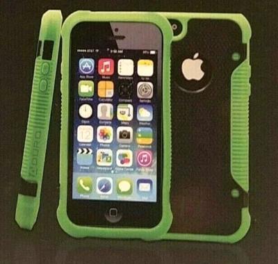 Capa Aduro Eclipse para iPhone 5/5s verde preta - Imagem 1 de 4