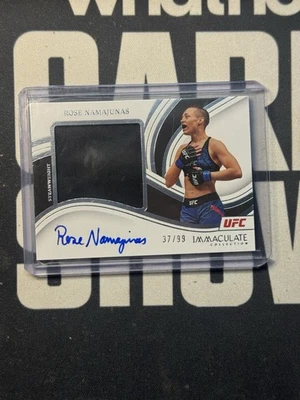 2023 Immaculate Collection UFC: Rose Namajunas RELIC AUTO (PM-RNM) 83/99 - Image 1 of 2