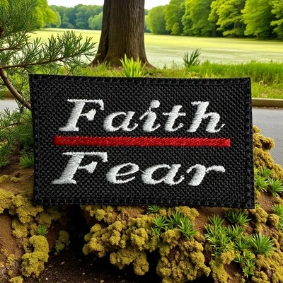 Faith/Fear Embroidery Patch 1.65" X 2.81" - Image 1 of 4
