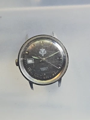 1972 Men’s Timex Viscount Automatic Date  Boy Scouts Watch 390105 3272 Runs - Image 1 of 4