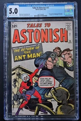 * Tales To Astonish #35 1st Ant Man In Costume CGC 5.0 Marvel Avengers TTA 1962 - Image 1 of 4