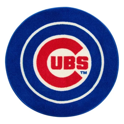 FanMats MLB Chicago Cubs Starter Rug Mat 27" Round - Image 1 of 4