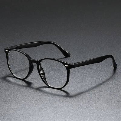 HONEY JOE Retro Lesebrille Groß Oval Klassisch Unisex Federbügel Komfort Brillen Gestell