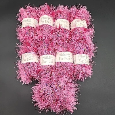 Lot of 9 Moda Dea Pinksuasion Fur Ever Yarn - Image 1 of 4
