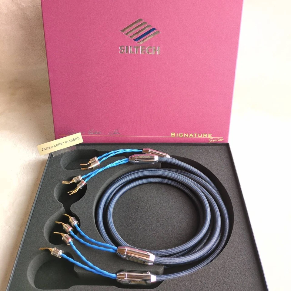 Siltech Classic Anniversary 770L Speaker Cable banana plug Connector 2.5m Y-lug - Image 1 of 4