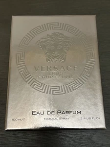 VERSACE EROS POUR FEMME 3.3 / 3.4 oz edp Perfume for Women Empty Box Only - Picture 1 of 4