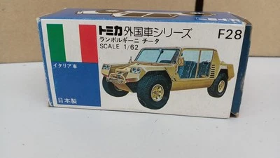 TOMY Tomica Foreign Series F28 Lamborghini Cheetah 1984 De colección Hecho en Japón Foto 1 de 4