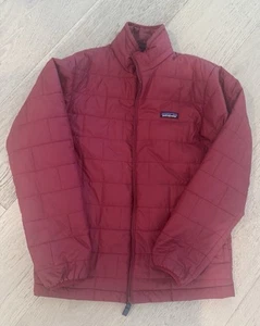 Patagonia Kids Nano Puff Quilt Jacket Coat Sz 14 XL Red Brick  - Picture 1 of 4