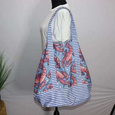 Vineyard Vines for Target Lobster Print Large Beach Tote Bag - Image 1 of 4
