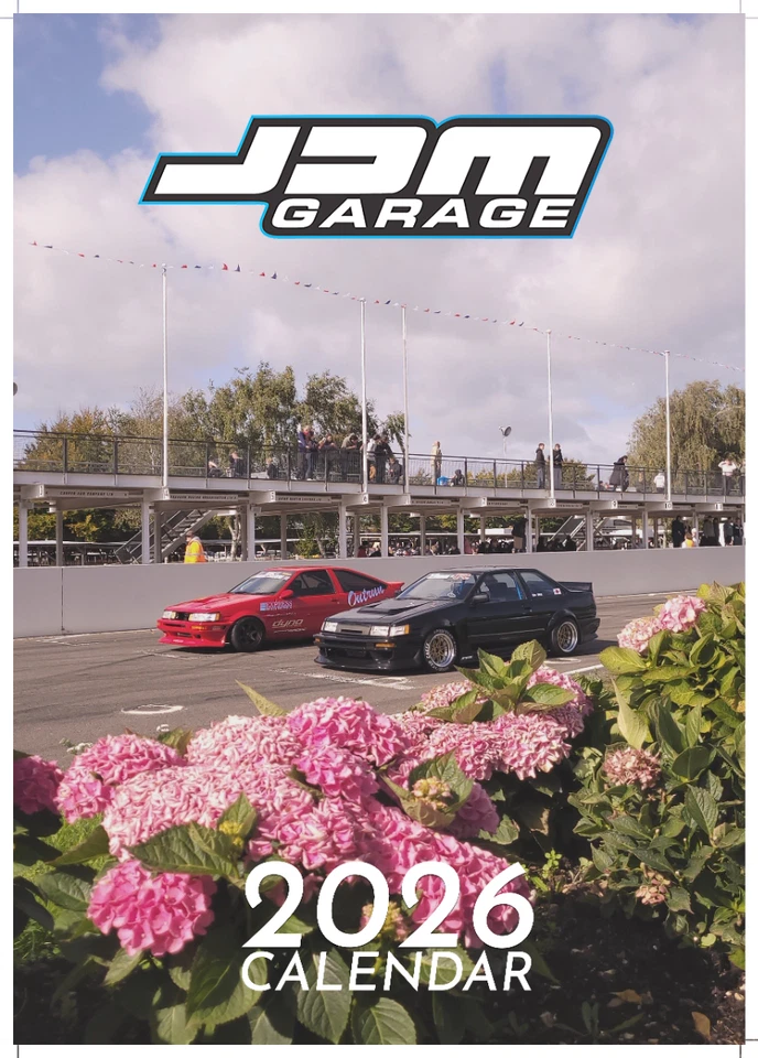 JDM Garage UK 2026 A3 Wall Calendar - Image 1 of 4