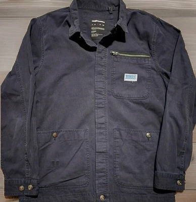 Chaqueta Denim The Hundreds Talla Grande Bolsillos con Cremallera Botones Azules Foto 1 de 4