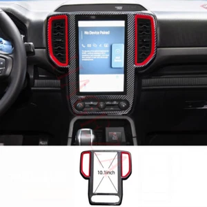 Dashboard Multimedia GPS Screen 10.1 Inch Panel Trim for Ford Ranger Carbon Fibe - Bild 1 von 5