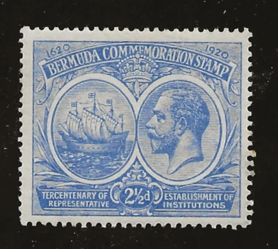 Bermuda SG 65, George V, MLH(1920) - Image 1 of 2