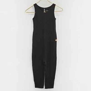 Mono Lunya Orgánico Pima Dormir Negro Talla 6T Nuevo sin Etiquetas - Imagen 1 de 7