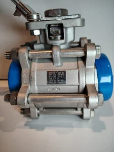 2" 3 Stück Kugelhahn 88 Serie Klasse 400 A-T Steuerung RTFE SCHAFT CF8M 316 S.S. - Bild 1 von 12