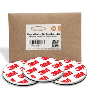 3x Soporte magnético 50mm para detector de humo detector de incendios fijación magnética - Imagen 1 de 7