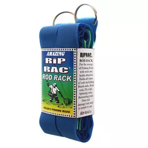 RiP-RAC® 5 FISHING ROD RACK STORAGE STRAPS Official VELCRO® 100% Aussie Made - Picture 1 of 6
