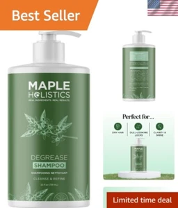 Sulfate-Free Deep Cleansing Shampoo for Oily Hair - 25 Fl Oz Detox Treatment - Picture 1 of 11