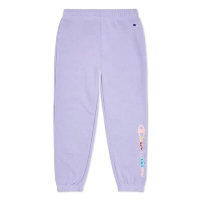 Jogger de felpa francesa Champion Girls con logotipo de escritura arco iris Foto 1 de 4