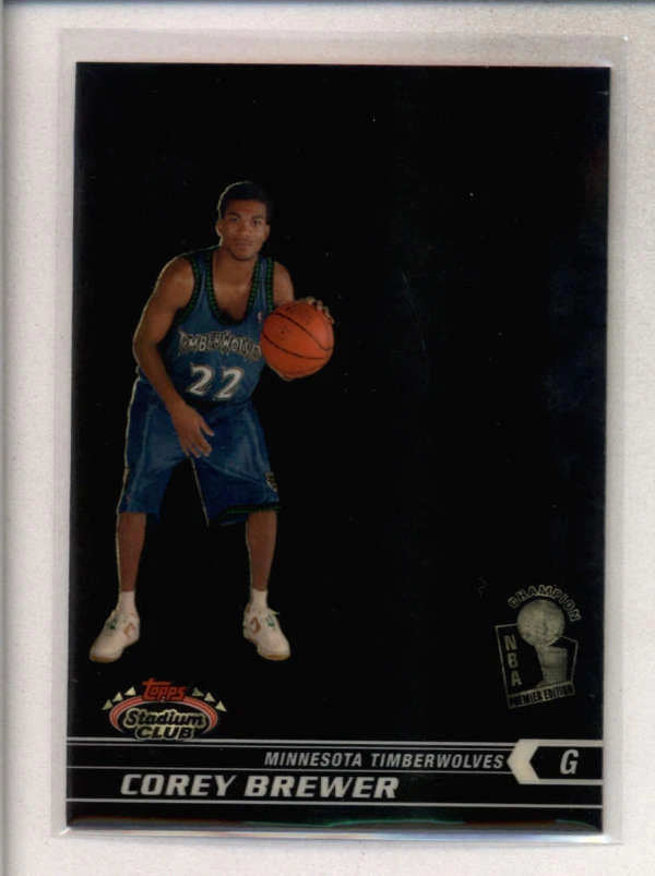 COREY BREWER 2007/08 TOPPS STADIUM CLUB #107 SUPERFRACTOR #28/50 (RARE) AX1951 - Image 1 of 1