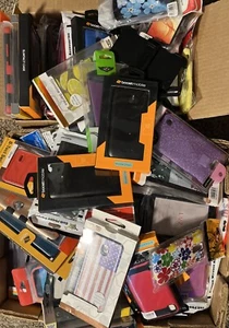 Bulk Wholesale Lot of 180 Mixed Cell Phone Cases Accessories Iphone-Samsung - Picture 1 of 9