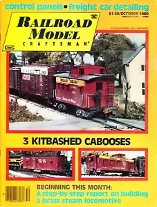 RAILROAD MODEL CRAFTSMAN 10/80 CONTROL PANELS, KITBASHED CABOOSES, MEC SIGNAL - Picture 1 of 2