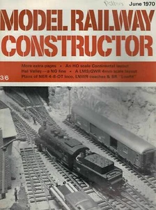 1970 JUNE 50639 Model Railway Constructor LNWR COACHES & BR LOWFIT - Picture 1 of 1