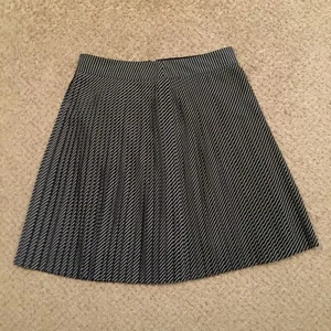 The Limited Skirt Medium Knee Length Lined Black Striped - Picture 1 of 12