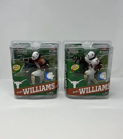 Ricky Williams Texas Longhorns NCAA Series 4 McFarlane Lot w/ Variant #834/2000! Cover
