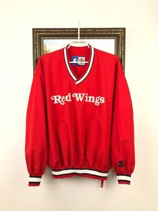 Vintage Starter Detroit Red Wings NHL Lightweight Jacket Bomber Men’s Size S - Picture 1 of 15