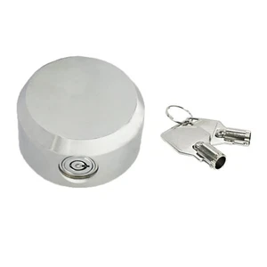 Lot of 16 Hidden Shackle Hockey Puck Round Padlock Van Trailer Tubular Key KA - Picture 1 of 3