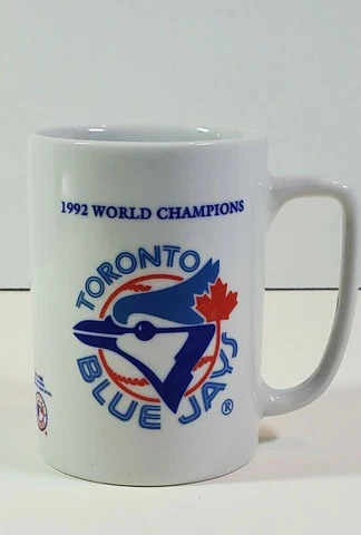 Vintage 1992 Toronto Blue Jays MLB World Champions Coffee Tea Cup Mug Baseball Cover
