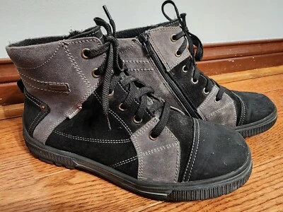 Botas de gamuza Richter SympaTex niños negras/grises hechas en UE, UE talla 39 ligeramente usadas Foto 1 de 4