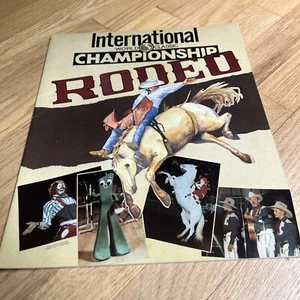 1990 INTERNATIONAL WORLD CLASSIC CHAMPIONSHIP RODEO w/ Ticket Rosemont Illinois - Imagen 1 de 14