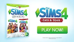 The Sims 4 Bundle Collection: Base Game + Cats & Dogs Expansion Pack (PS4) New - Picture 1 of 11