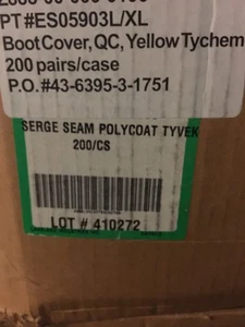 Dupont X-Large Giallo Tychem QC Protezione Chimica Stivali Copertura - Foto 1 di 2