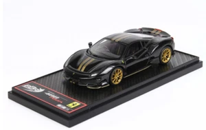 Ferrari 488 Pista RHD 2019 Nero Stellato 1/43 CAR76RI-04 BBR Models - Foto 1 di 3