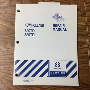 New Holland 720TD 820TD DISC MOWER REPAIR SERVICE SHOP MANUAL GUIDE pn 87755427 - Picture 1 of 4