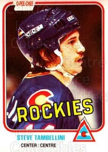 1981-82 O-Pee-Chee #81 Steve Tambellini