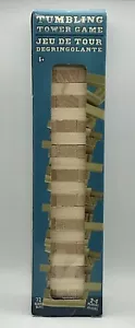Tumbling Tower Impilabile 2" Blocco di Legno Gioco di Strategia 72 Pz 8,5 In Alto - Foto 1 di 2