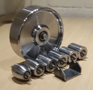 Top & Bottom English Wheel Amboss, Cradle, Rubber Band, R40 Ball, Onion Wheel - Bild 1 von 9